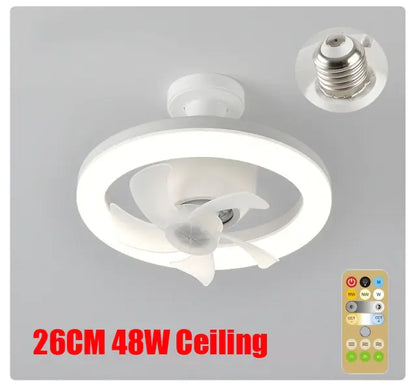 LED Ceiling Fan - Remote Control LED Ceiling Fan - Comf'home