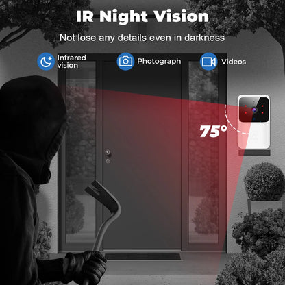 Wi-Fi Video Doorbell - Smart Wi-Fi Video Doorbell - Comf'home