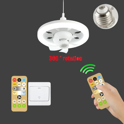 LED Ceiling Fan - Remote Control LED Ceiling Fan - Comf'home