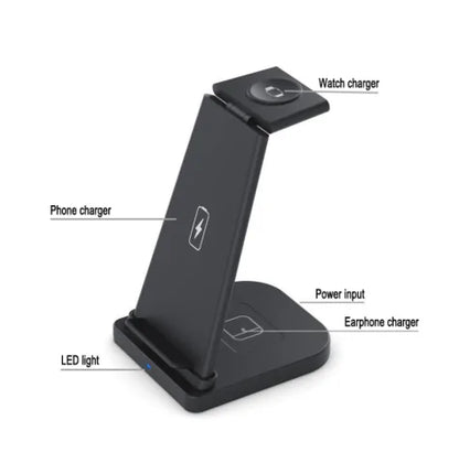 Wireless Charging Station - Wireless Charger Holder iPhone - Comf'home